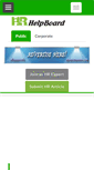 Mobile Screenshot of hrhelpboard.com